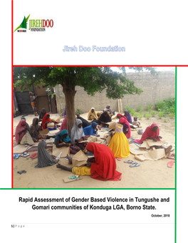 Rapid Assessment of Gender Based Violence in Tungushe and Gomari Communities of Konduga LGA, Borno State