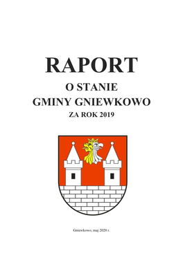 O Stanie Gminy Gniewkowo Za Rok 2019