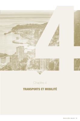 Chapitre 4 TRANSPORTS ET MOBILITÉ