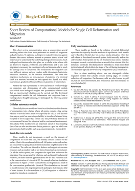 Short Review of Computational Models