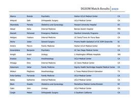 DGSOM Match Results ��