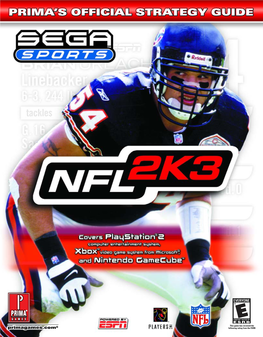 NFL2K3 Eguide Cover