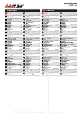 Top 40 Singles Top 40 Albums