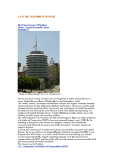 Capitol Records Tower