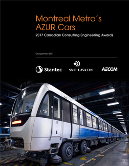 Montreal Metro's AZUR Cars