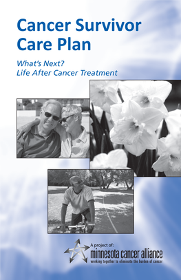 Cancer Survivor Care Plan What’S Next? Life After Cancer Treatment