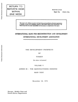 World Bank Document