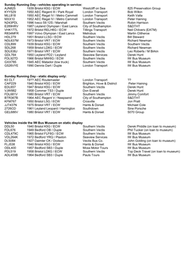 Vehicles Operating in Service: AJN825 1939 Bristol K5G / ECW Westcliff On