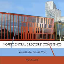 Nordic Choral Directors' Conference