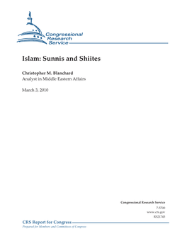 Islam: Sunnis and Shiites