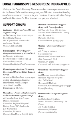 Local Parkinson's Resources: Indianapolis