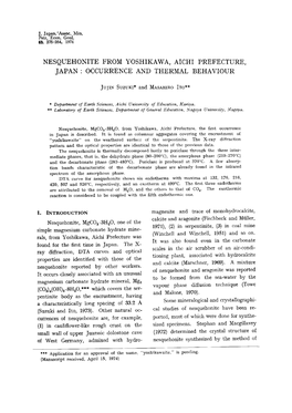 (Fischbeck and Muller, 1971), (2) in Serpentinite, (3) in Coal Mi