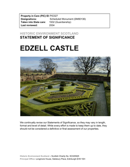 Edzell Castle