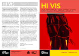 Hi Vis 1 February – 15 March 2020