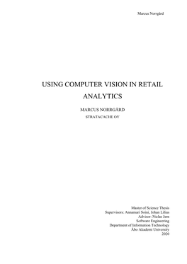 Using Computer Vision in Retail Analytics