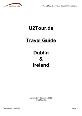 U2tour.De Travel Guide Dublin & Ireland
