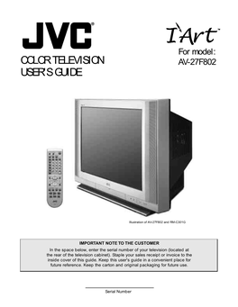 Color Television User's Guide