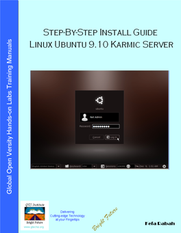 Step-By-Step Install Guide Ubuntu 9.10 Server V1.0