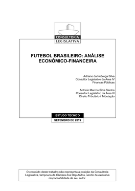 Futebol Brasileiro: Análise Econômico-Financeira