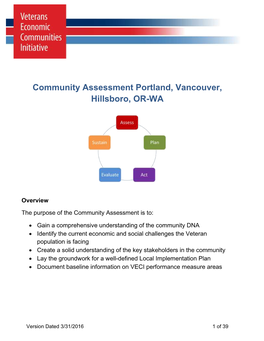 Community Assessment Template