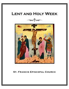 Lent and Holy Week