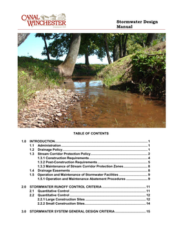 Stormwater Design Manual