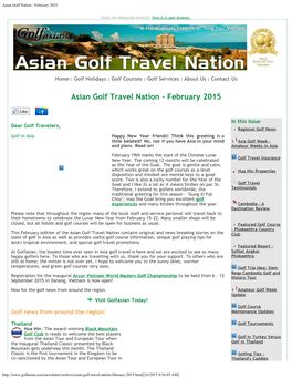 Asian Golf Nation - February 2015