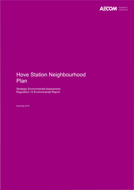 Graham Mcgrath Report Hove Station Neighbourhood Plan 2018-01-31