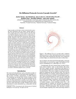 Do Diffusion Protocols Govern Cascade Growth?