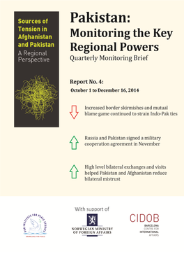 Pakistan: Monitoring the Key Regional Powers (No 4)
