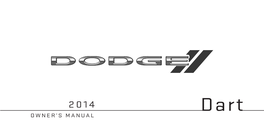 2014 Dodge Dart Owner's Manual