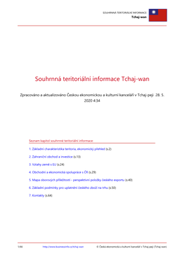 Souhrnná Terirotální Informace Tchaj-Wan