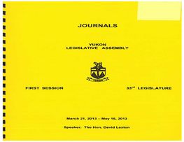 Journals March 21, 2013