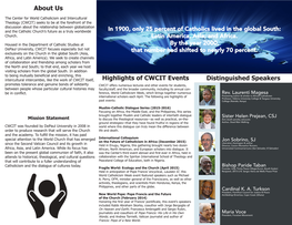 Highlights of CWCIT Events Distinguished Speakers About Us