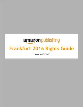 Frankfurt 2016 Rights Guide