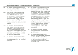 Settlement Character Areas and Settlement Statements 6Appendix