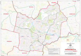 Map of the Division of Parramatta