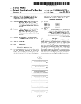 (12) Patent Application Publication (10) Pub. No.: US 2016/0028552 A1 Spanos Et Al