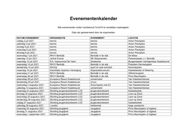 Evenementenkalender (Pdf)