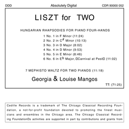 LISZT for TWO