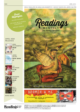 Read Readings Monthly, April 2013 Here