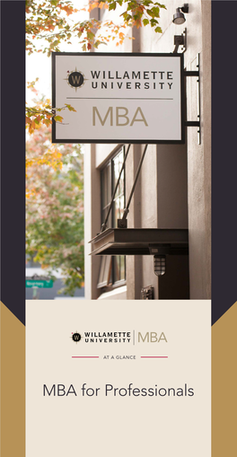 MBA for Professionals