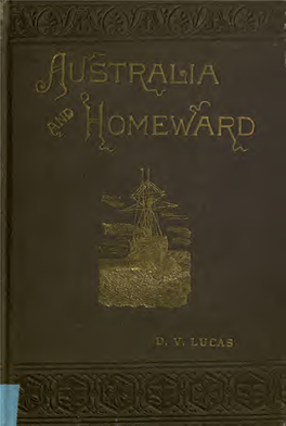 Australia and Homeward (1888)