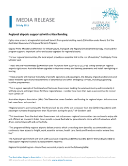 MEDIA RELEASE 28 July 2021