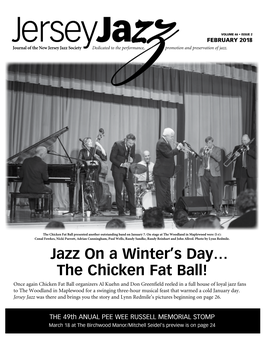 Jazz on a Winter's Day… the Chicken Fat Ball!