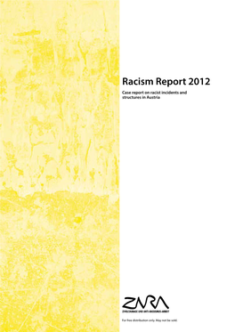Racism Report 2012