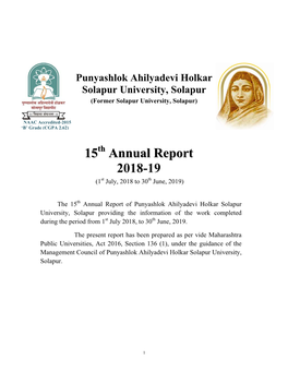 15 Annual Report 2018-19