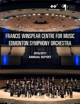 Francis Winspear Centre for Music Edmonton Symphony Orchestra