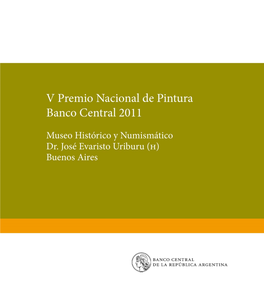 V Premio Nacional De Pintura Banco Central 2011