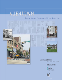 Cultural Arts and Entertainment District Master Plan 1 the Public Involvement Process